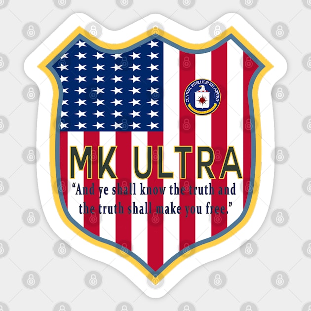 MK ULTRA Sticker by Badsy